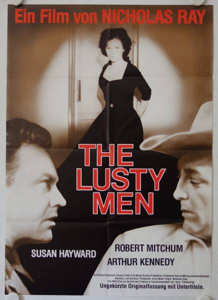 The Lusty Men originales deutsches Filmplakat (R70s)